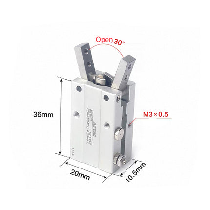 Airtac  HFY series: Y type pneumatic finger  - HFTY6