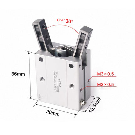 Airtac  HFY series: Y type pneumatic finger  - HFY6