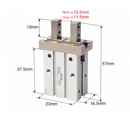 Airtac  HFZ Series: Pneumatic Finger  - HFZ10