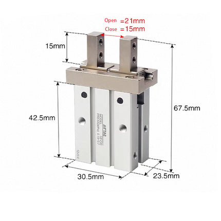 Airtac  HFZ Series: Pneumatic Finger  - HFZ16