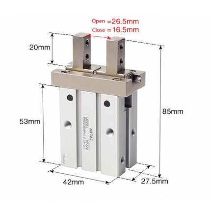 Airtac  HFZ Series: Pneumatic Finger  - HFZ20