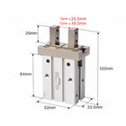 Airtac  HFZ Series: Pneumatic Finger  - HFZ25