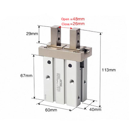 Airtac  HFZ Series: Pneumatic Finger  - HFZ32