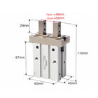 Airtac  HFZ Series: Pneumatic Finger  - HFZ32