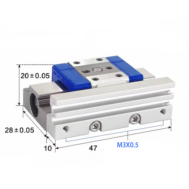 Airtac  HGS series: precision sliding cylinder  - HGS10X5S