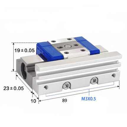 Airtac  HGS series: precision sliding cylinder  - HGS8X20S
