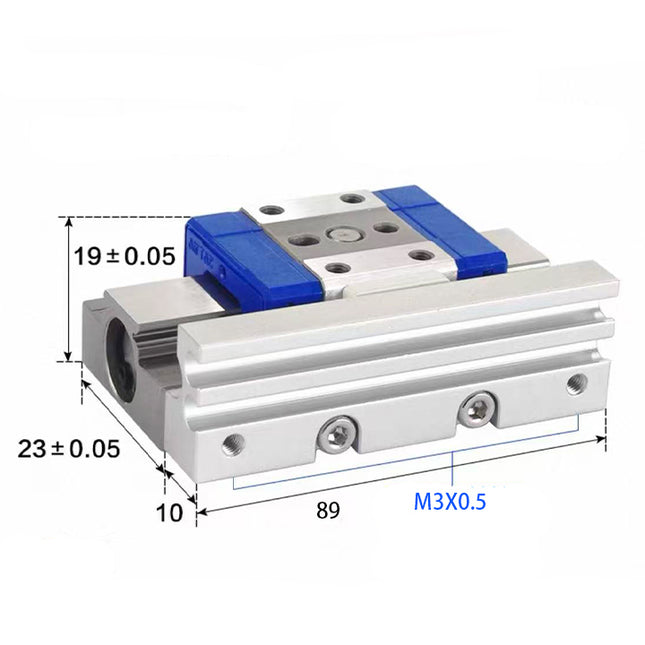Airtac  HGS series: precision sliding cylinder  - HGS8X20S