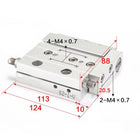 Airtac  HLF series: ultra-thin precision slide cylinder  - HLF16X50S