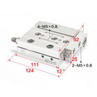 Airtac  HLF series: ultra-thin precision slide cylinder  - HLF20X40S