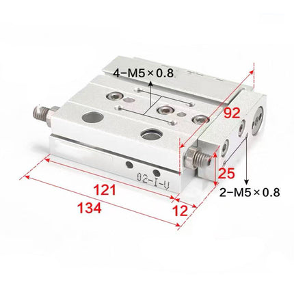 Airtac  HLF series: ultra-thin precision slide cylinder  - HLF20X50S