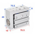 Airtac  HLH Series: Side Rail Type Precision Slide Cylinder  - HLH10X30S
