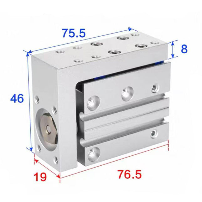 Airtac  HLH Series: Side Rail Type Precision Slide Cylinder  - HLH10X30S