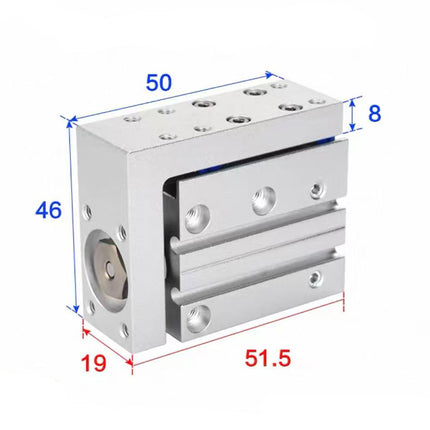 Airtac  HLH Series: Side Rail Type Precision Slide Cylinder  - HLH10X5S