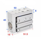 Airtac  HLH Series: Side Rail Type Precision Slide Cylinder  - HLH10X5S