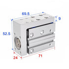 Airtac  HLH Series: Side Rail Type Precision Slide Cylinder  - HLH16X15S