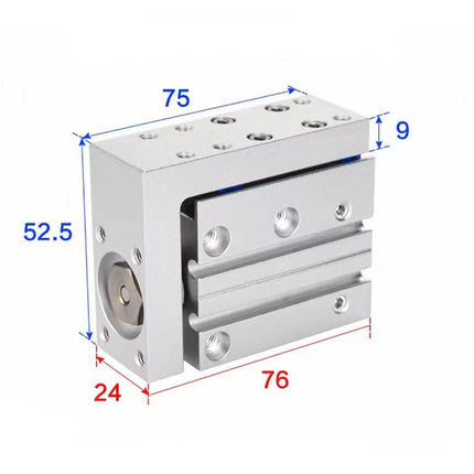 Airtac  HLH Series: Side Rail Type Precision Slide Cylinder  - HLH16X20S