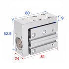 Airtac  HLH Series: Side Rail Type Precision Slide Cylinder  - HLH16X25S