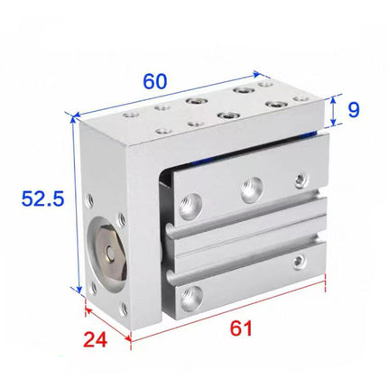Airtac  HLH Series: Side Rail Type Precision Slide Cylinder  - HLH16X5S