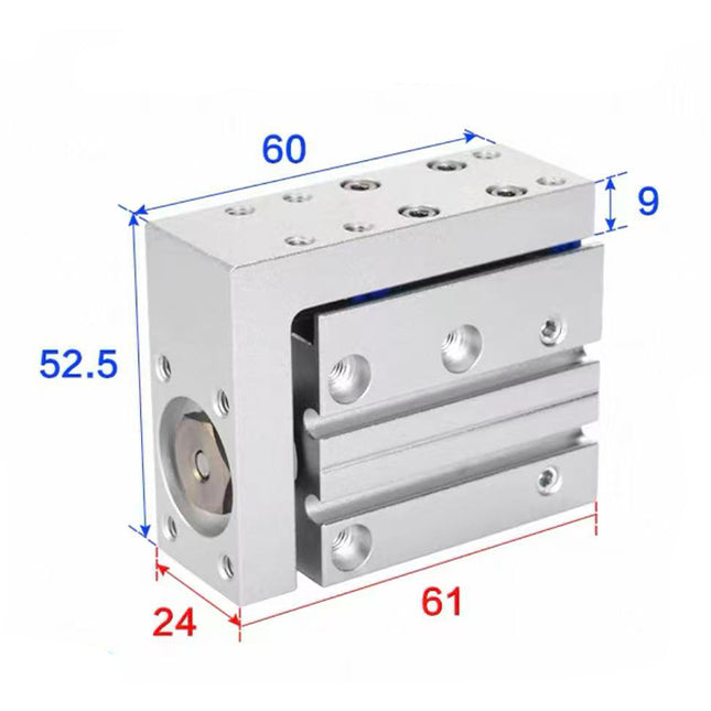 Airtac  HLH Series: Side Rail Type Precision Slide Cylinder  - HLH16X5S