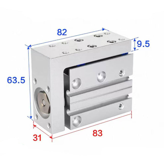 Airtac  HLH Series: Side Rail Type Precision Slide Cylinder  - HLH20X15S