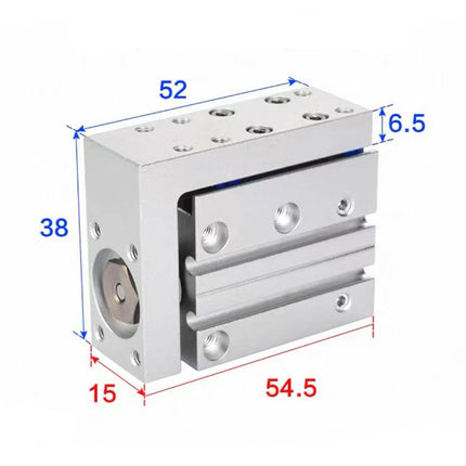 Airtac  HLH Series: Side Rail Type Precision Slide Cylinder  - HLH6X15S
