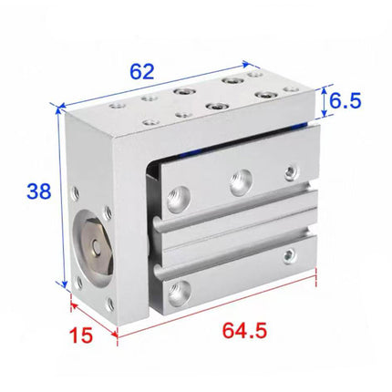 Airtac  HLH Series: Side Rail Type Precision Slide Cylinder  - HLH6X25S