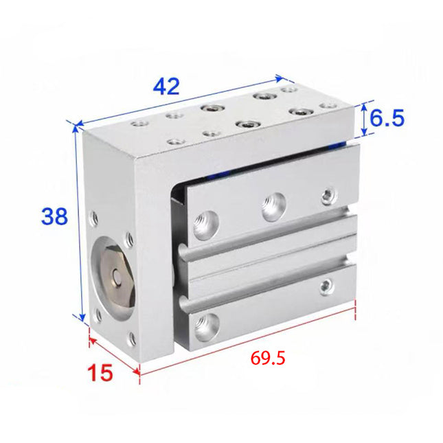 Airtac  HLH Series: Side Rail Type Precision Slide Cylinder  - HLH6X30S