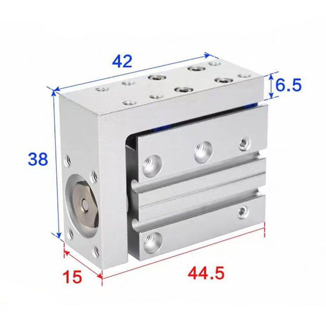 Airtac  HLH Series: Side Rail Type Precision Slide Cylinder  - HLH6X5S