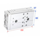Airtac  HLQ Series: Dual-Axis Precision Slide Cylinder  - HLQ16X100S