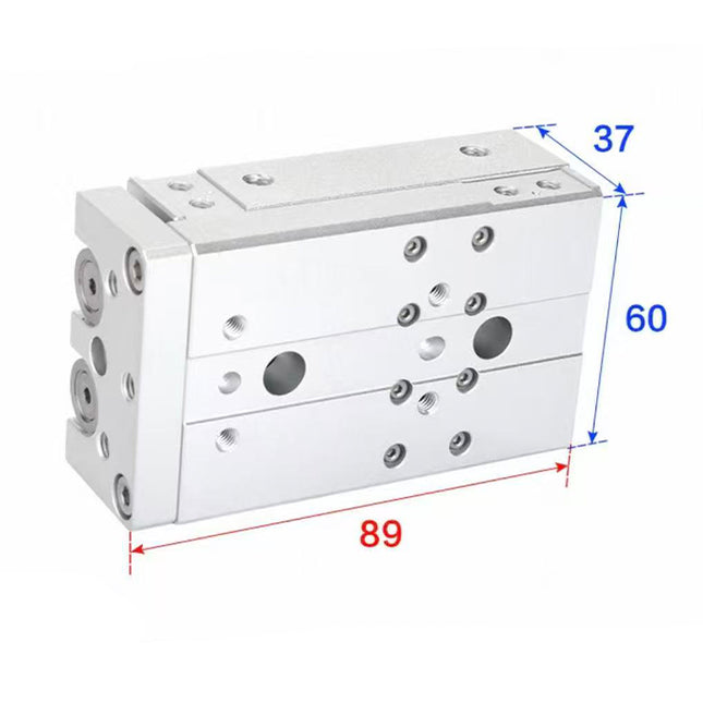 Airtac  HLQ Series: Dual-Axis Precision Slide Cylinder  - HLQ16X20S