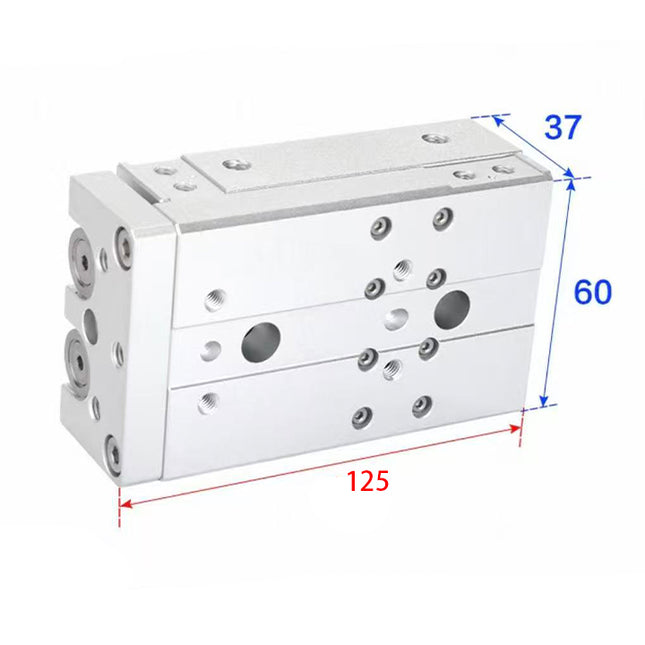 Airtac  HLQ Series: Dual-Axis Precision Slide Cylinder  - HLQ16X50S