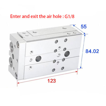 Airtac  HLQ Series: Dual-Axis Precision Slide Cylinder  - HLQ25X10SG