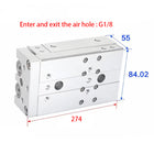 Airtac  HLQ Series: Dual-Axis Precision Slide Cylinder  - HLQ25X125SG