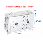 Airtac  HLQ Series: Dual-Axis Precision Slide Cylinder  - HLQ25X150ST