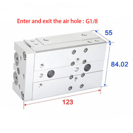 Airtac  HLQ Series: Dual-Axis Precision Slide Cylinder  - HLQ25X20SG