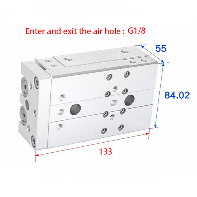Airtac  HLQ Series: Dual-Axis Precision Slide Cylinder  - HLQ25X40SG