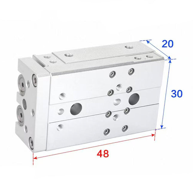 Airtac  HLQ Series: Dual-Axis Precision Slide Cylinder  - HLQ6X10SA