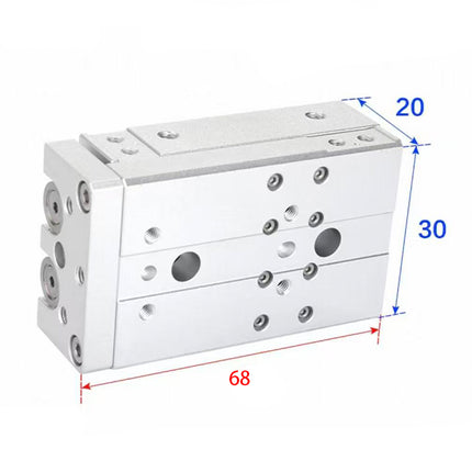 Airtac  HLQ Series: Dual-Axis Precision Slide Cylinder  - HLQ6X30S