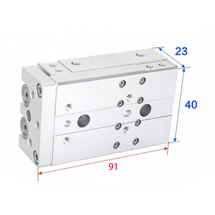 Airtac  HLQ Series: Dual-Axis Precision Slide Cylinder  - HLQ8X40S