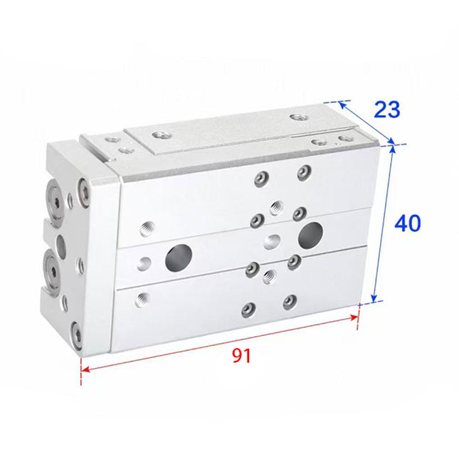 Airtac  HLQ Series: Dual-Axis Precision Slide Cylinder  - HLQ8X40S