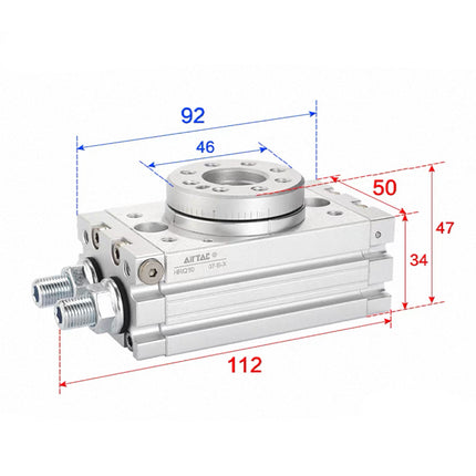 Airtac HRQ: Rotary Table/Rack& Pinion Style - HRQ10