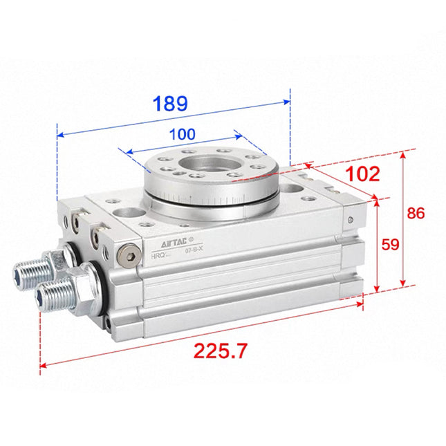 Airtac HRQ: Rotary Table/Rack& Pinion Style - HRQ100