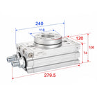 Airtac HRQ: Rotary Table/Rack& Pinion Style - HRQ200