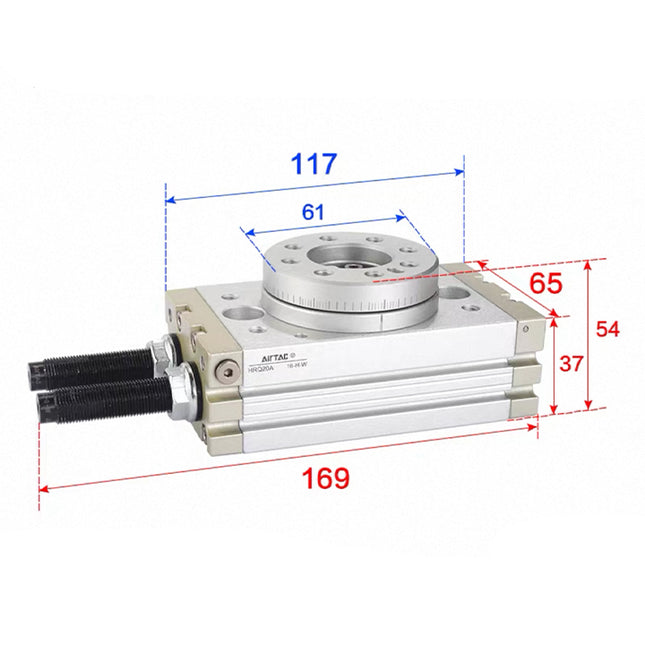 Airtac HRQ: Rotary Table/Rack& Pinion Style - HRQ20A
