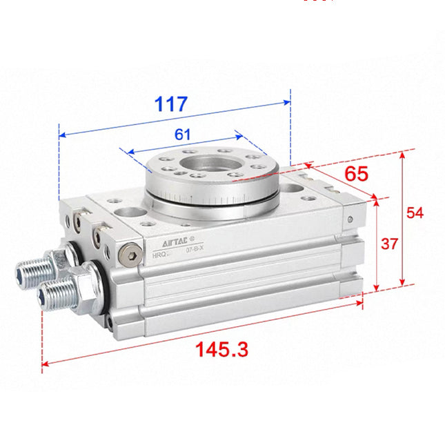 Airtac HRQ: Rotary Table/Rack& Pinion Style - HRQ20