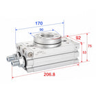 Airtac HRQ: Rotary Table/Rack& Pinion Style - HRQ70