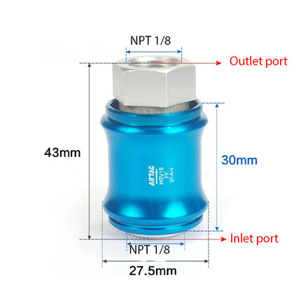 Airtac HSV-06: Slide Valve - HSV06FFT
