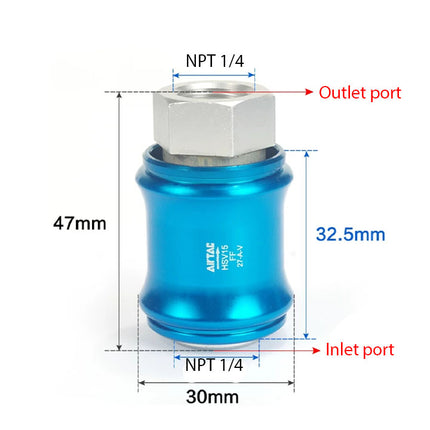 Airtac HSV-08: Slide Valve - HSV08FFT