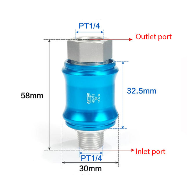 Airtac HSV-08: Slide Valve - HSV08SF
