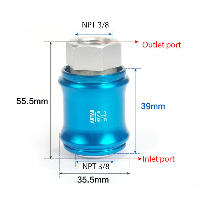 Airtac HSV-10: Slide Valve - HSV10FFT